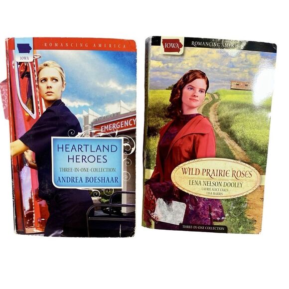 Iowa Romance Novels Set of 2 Romance Paperbacks Book Bundle - Picture 1 of 7